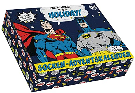 lootchest DC Universe - Socken Adventskalender Advent Kalendar Socks Christmas Weihnachten Gr??e 42/46