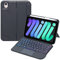 ZOMUN Funda con Teclado retroiluminado Bluetooth para iPad Mini (6ª generación) / iPad Mini 7 (A17 Pro) 8.3 Pulgadas, retroiluminación y ratón táctil y Funda Protectora Desmontable