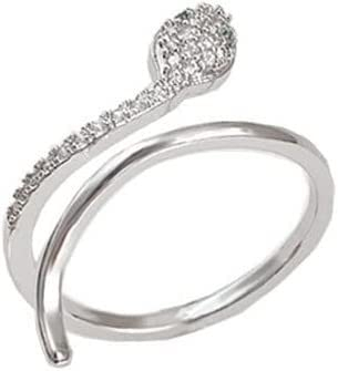 Ring, Fashion Ins Trendy Design Sense Kleine Schlange Mikroverkrusteter Zirkonring Mädchen Sternzeichen Tier Zeigefinger Ring