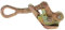Qiilu Extracteur de Câble Tendeur Fil Métallique Outil de Traction Treuil à Main Extracteur de Câble pour Remorque Bateau RV Camion (1T)