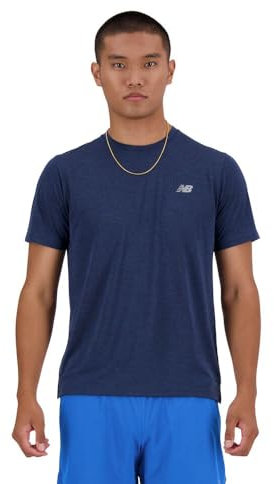 New Balance Herren Athletics T-Shirt, Nb Navy Heather, L
