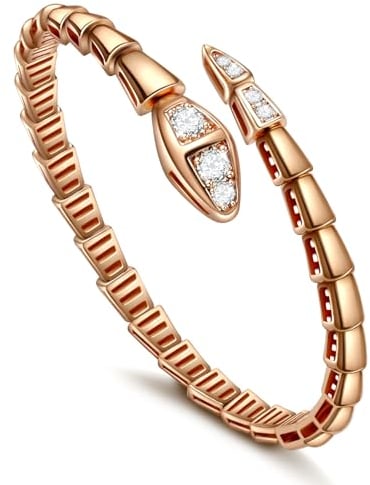 Purhole Armreif Damen,Dupes Armband für Freund Mama Tochter Ehefrau,Armreif Gold Armband Damen Gold(A)