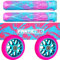 Fantic26 Stunt-Scooter Trick Roller Ersatzteile Bundle I Core Pro Soft 170mm Griffe Refresher I F26 Spy7 110mm Abec11 Rollen I Griptape Swirl Pink/Türkis