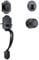 VEVOR Front Door Handle and Deadbolt Set, Front Door Lock Set with Interior Knob, Adjustable Hole Spacing Single Cylinder Handleset, for Right and Left Handed Entrance, Brushed Oil Rubbed Bronze
