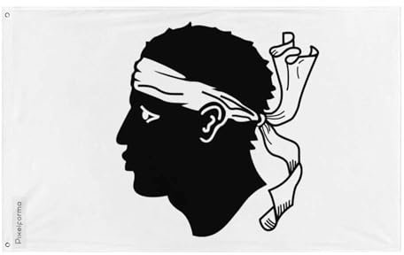 Drapeau Corse Plusieurs Tailles en Polyester 40x60cm 1. Aucun œillets