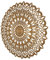SENTOP HDF0251 Blume des Lebens aus Holz, Mandala-Wandkunst, Geschnitztes Bild an der Wand für den Innenraum, HolzKunst Dekor (Eiche, 40 cm)
