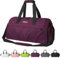 DBPBToU Sporttasche Damen Herren Hartes Material, Reisetasche mit Schuhfach Zwei Belüftungslöchern und Nassfach, wasserdichte Weekender Bag, Gym Bag/Schwimmtasche/Saunatasche (Traubenpurpur)