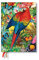Tropical Garden (Nature Montages) Midi Vertical 12-month Dayplanner 2024 (Elastic Band Closure)