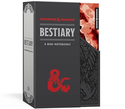 Bestiary Notebook Set (Dungeons & Dragons): 8 Mini Notebooks