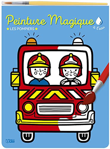 Peinture magique à l'eau - Les pompiers - Dès 4 ans