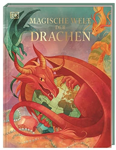 Magische Welt der Drachen: Kindersachbuch mit wunderschönen, von Hand illustrierten Szenen. Für Kinder ab 7 Jahren
