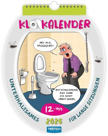 Trötsch Formkalender Klokalender 2026 unterhaltsames für lange Sitzungen