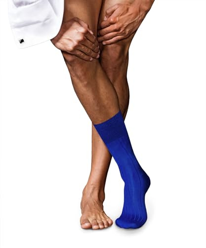 FALKE Men's No. 2 M So Cashmere Plain Socks 1 Pair, Blue Olympic 6940, 10-11