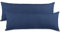 aqua-textil Classic Line Kissenbezug 2er-Set 40 x 200 cm dunkel blau Baumwolle Seitenschläferkissen Bezug Kissenhülle, Kopfkissenüberzug, Pillowcase, Bettkissen, Kopfkissenbezug, Reißverschluss