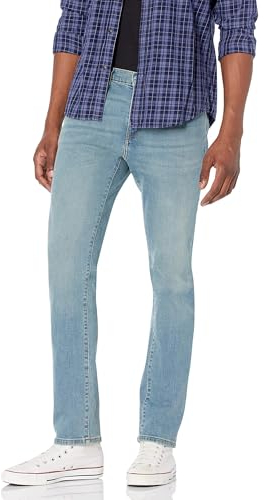 Amazon Essentials Herren Slim-Fit-Jeans - Auslauffarben, Hellblau Vintage, 38W / 28L