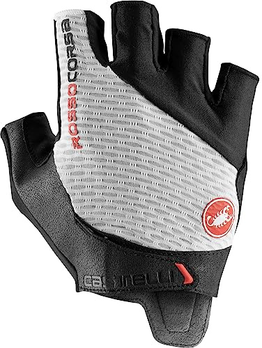 Castelli 4521024 Rosso Corsa Pro V Glove Gloves Hombre White Black Tamaño M