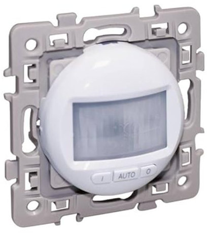 Interrupteur automatique Square - 2 fils - Sans neutre - Blanc