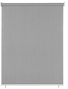 paramondo Außenrollo Senkrechtmarkise Sonnenschutz Sichtschutz für Balkon Terrasse, Freihängend, Reiß- & Wetterfest, Pflegeleicht, 180 x 240 cm (BXH) grau
