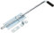 KOTARBAU® Garagentorriegel 420 mm Bolzenriegel Verzinkt Silber mit Gummigriff