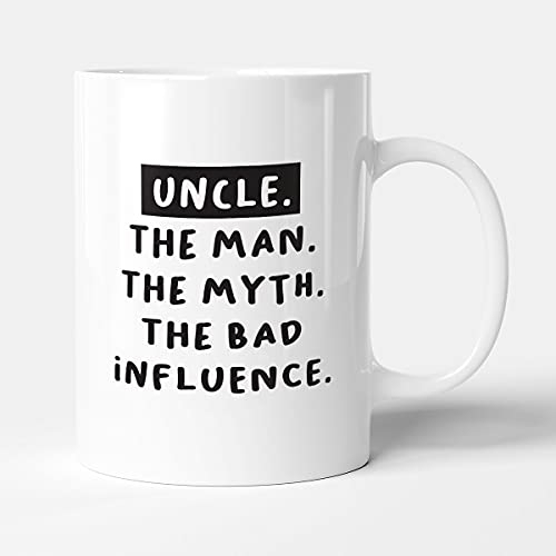 Victorian Printing Co - Uncle. The Man. The Myth. The Bad Influence - Family Mug, Ceramic, 11fl.oz.