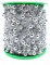60m Perlengirlande Perlenband Perlenkette Perlenschnur Geschenkband Perlen Dekoband für DIY Basteln Party Tischdeko Hochzeit Braut Haarschmuck Ohrringe Halskette Brautstrauß Weihnachtsbaum,Silber