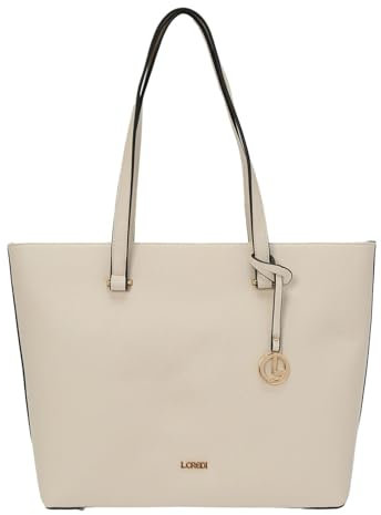 L.CREDI Filippa Shopper M Creme