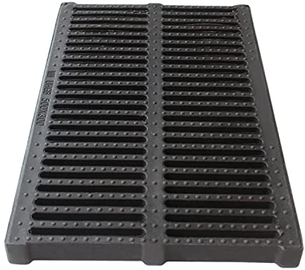 Griglia canaletta per canaletta scolo acqua piovana canale drenaggio griglia grondaia per scarico terrazzo esterno pavimento (500x250x20mm 0.2T massimo)