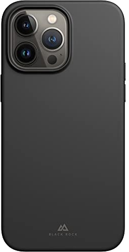 Black Rock - Hülle Urban Case Silikonhülle Passend für Apple iPhone 14 Pro Max I Handyhülle, Silikon, Dünn, Rutschfest (Schwarz)