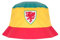 Wales F.A. Official FAW Football Gift Bucket Hat Red Yellow Green L/XL