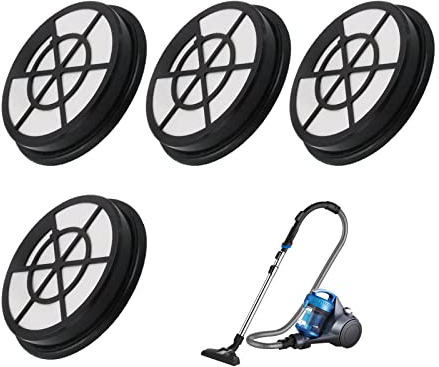 4 filtros de aspiradora de repuesto para aspiradora Eureka WhirlWind sin bolsa, compatible con NEN110A, NEN110B, NEN110D