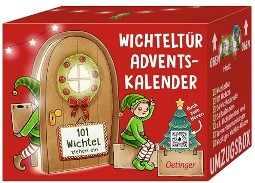 Wichteltür-Adventskalender. 101 Wichtel ziehen ein: Adventskalender ab 4 Jahren mit Wichteltür, 24 Briefen, Bastelspaß und Audio-Inhalten (101 Fabelwesen)