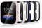 Bigqin Confezione da 5 Custodia Protettiva Compatibile con Amazfit Bip 3/Bip 3 Pro, Custodia Rigida per PC con Proteggi Schermo, Cover HD con Vetro Temperato - Trasparente Nero Blu Rosa Bianco