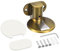 uxcell Magnetic Door Stopper, Adjustable Door Stops Door Catch Magnets Floor Door Holder with Self Adhesive and Screws, Brass Tone