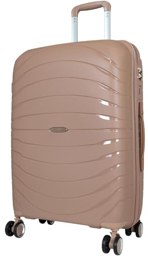 Hartschalen Koffer Trolley Rethmar - Farbe Rosegold - Gr. L
