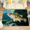 Teppich Fische Kinderzimmer - Teppich Wohnzimmer Schlafzimmer Fisch, Kleiner Teppich Fischer Fischerei, Weich Kurzflor & Waschbar & rutschfest Fussmatte Innen, Kinderteppich 50x80 cm