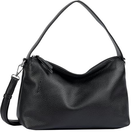 TOM TAILOR Lissi Damen Umhängetasche Schultertasche Mittelgroß Schwarz