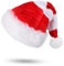 JOFONY Weihnachtsmütze,Rot und Weiß Nikolausmütze,Plüsch Weihnachtsmann Mütze,Warm Dicker Santa Mütze,Weihnachtskostüme für Weihnachtsfeier Weihnachtsdekoration