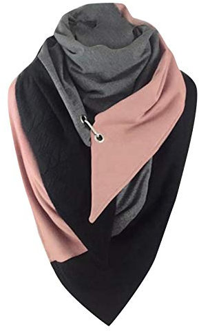 IQYU Handschuhe Schal Set Damen und Weiseretro- Mehrzweckschal-Schal Winterset Damen Mütze Schal Handschuhe (Multicolor, One Size)