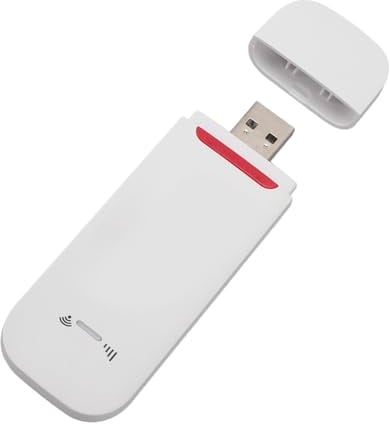 Dispositivi mobili di Internet del modem di WiFi di 4G LTE USB con la scanalatura a carta SIM, Hotspot portatile di viaggio di sostegno fino a 10 utenti 500Mbps, supporto FDD LTE: B1/B3/B7/B8/B20