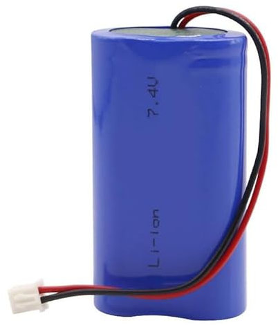 SDAJS 18650 Lithium-Ionen-Akkupack, 7,4 V, wiederaufladbarer Ersatzakku mit XH 2P-Stecker, 2000 mAh