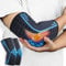 AOOWU 2 Stücke Ellenbogenbandage, Tennisarm bandage für Damen Herren, Kompression Ellenbogen Bandage für Arthritis, Sehnenentzündung, Ellenbogenschoner für Sport, Golferarm, Tennisarm Armbandage(L)