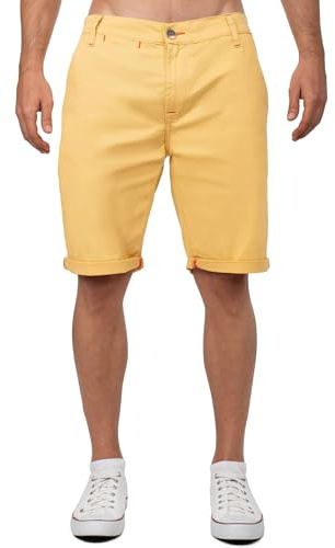 Cipo & Baxx Herren Shorts Regular Fit Baumwollmix mit Stretch | Sommer Bermuda, modische kurze Hose mit Taschen, bequeme Freizeitshorts für Männer, Alltag und Urlaub