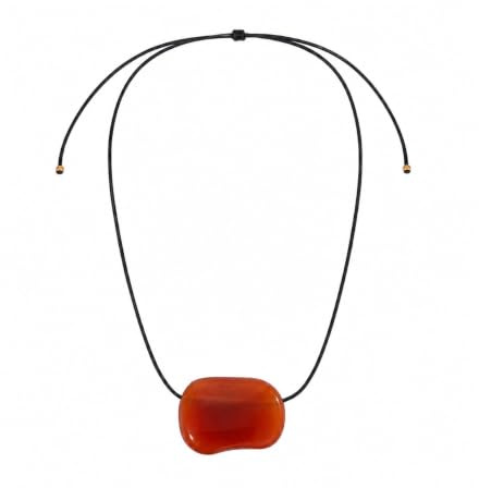 House Of Hunter Adjustable Stone Pebble Necklace – Statement & Everyday Wear, Small, Stone, No Gemstone