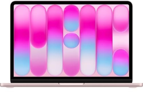 Apple 13 MacBook Neo Laptop mit A18 Pro Chip: Entwickelt für KI und Apple Intelligence, Liquid Retina Display, 8 GB RAM, 256 GB SSD, 1080p FaceTime HD Kamera; Rosa, QWERTY Tastatur