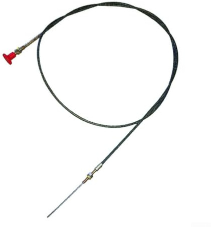 Push-Pull-Choke-Kabel, Vergaser-Gas-Steuerdraht für Motocross-Bike, Motor-Flameout-Leitung, 6 mm Durchmesser, Stahlkern (1,5 Meter)