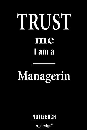 Notizbuch für Manager / Managerin: Originelle Geschenk-Idee [120 Seiten liniertes blanko Papier]