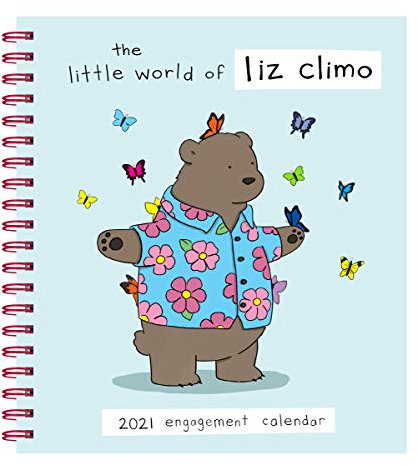 Liz Climo 2021 Engagement Calendar: (Weekly Calendar of Animal Comic Strips, Funny Animal Cartoon Planner Calendar)