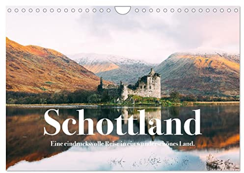 Schottland - Eine eindrucksvolle Reise in ein wunderschönes Land. (Wandkalender 2026 DIN A4 quer), CALVENDO Monatskalender: Entdecken Sie die bezaubernde Schönheit Schottlands. (CALVENDO Orte)