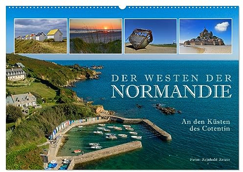 Der Westen der Normandie – An den Küsten des Cotentin (Wandkalender 2026 DIN A2 quer), CALVENDO Monatskalender: Eine Reise durch das frz. Departement ... Mont-Saint-Michel um Süden. (CALVENDO Natur)