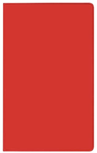 Taschenkalender Modus XL geheftet PVC rot 2027: Terminplaner mit Wochenkalendarium. Buchkalender - wiederverwendbar. 1 Woche 2 Seiten. 8,7 x 15,3 cm